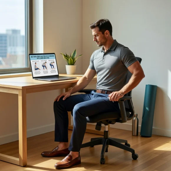 Best Desk Stretches for Office Workers with Lower Back Pain