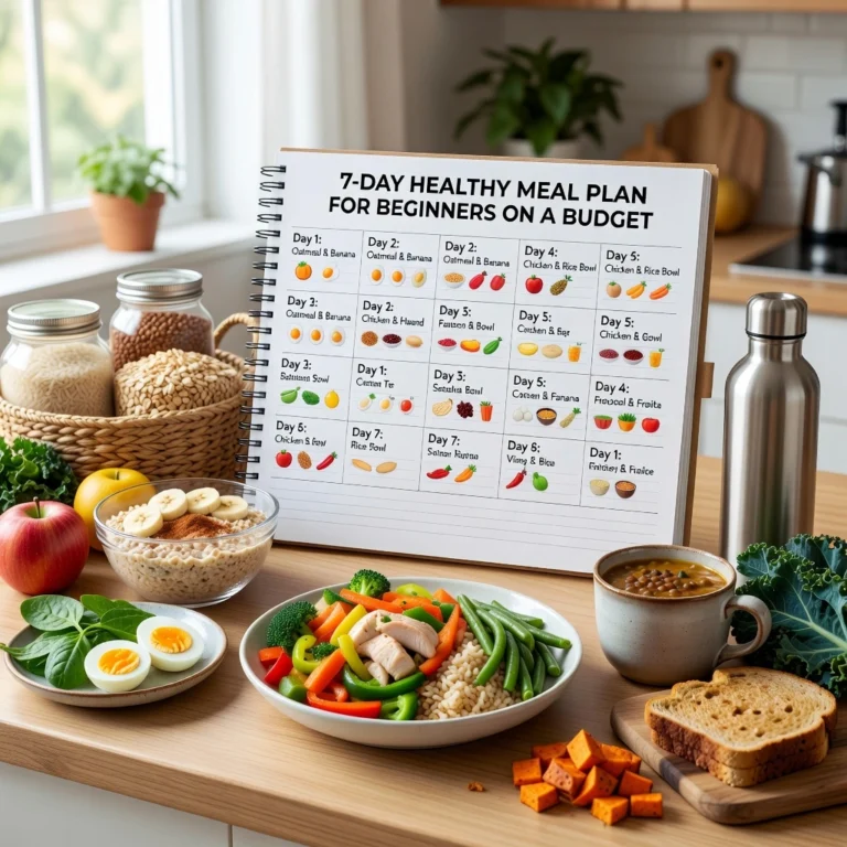 7-Day Healthy Meal Plan for Beginners on a Budget