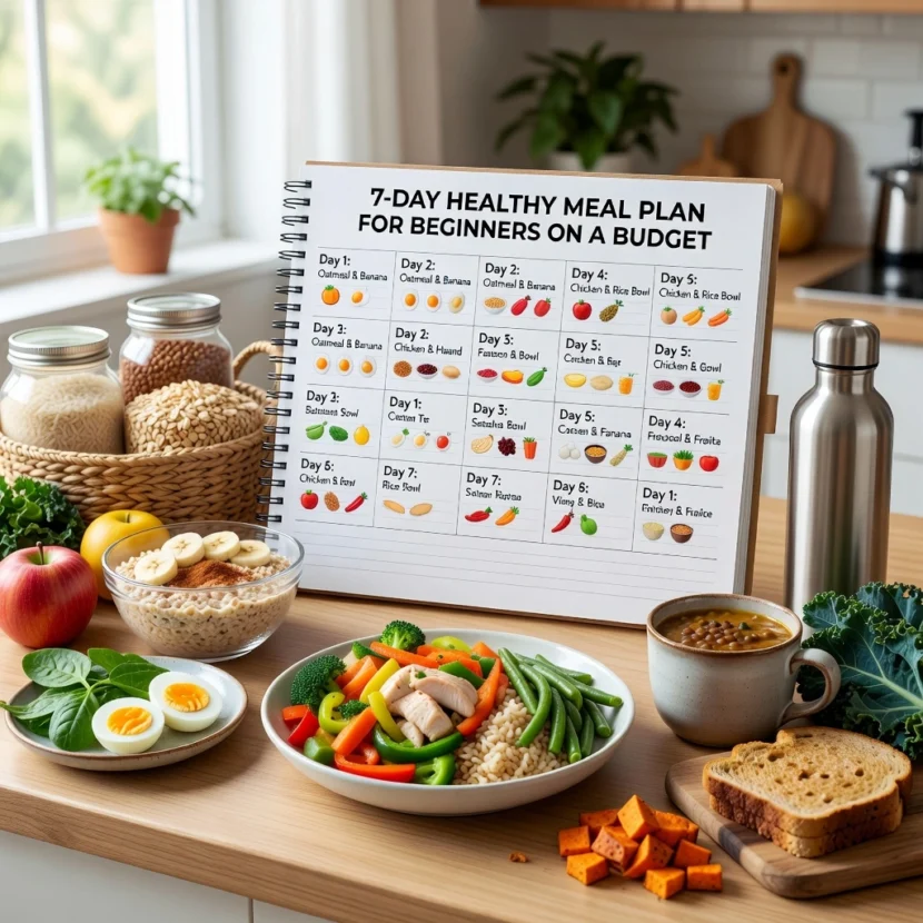7-Day Healthy Meal Plan for Beginners on a Budget