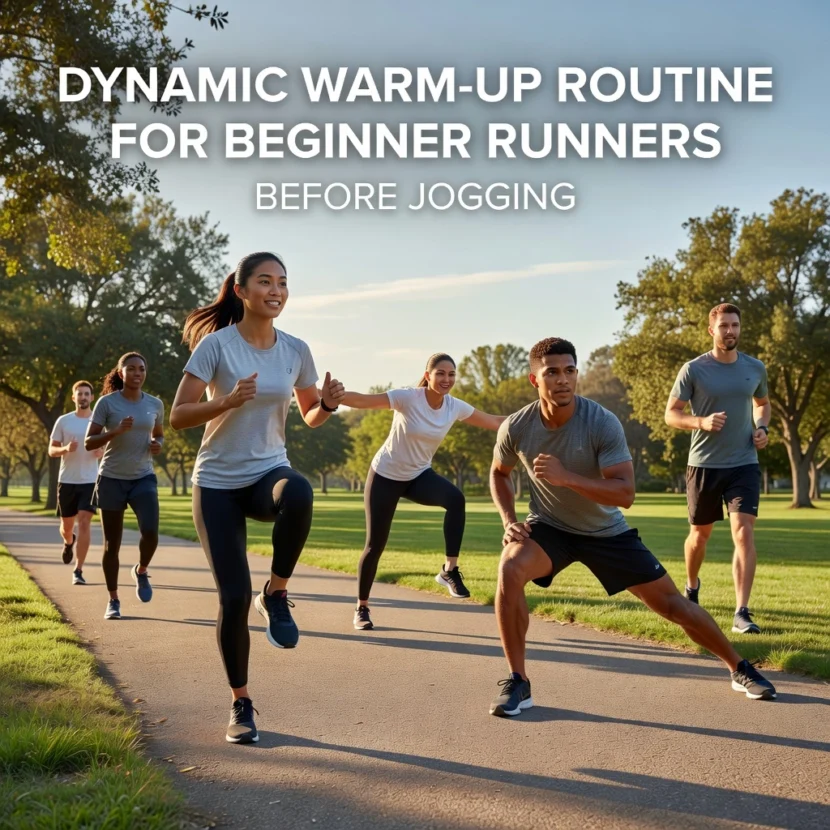 Dynamic Warm-Up Routine for Beginner Runners Before Jogging