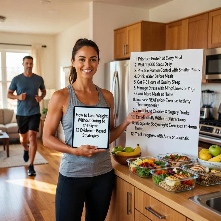 How to Lose Weight Without Going to the Gym: 12 Evidence-Based Strategies