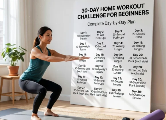 30-Day Home Workout Challenge for Beginners: Complete Day-by-Day Plan