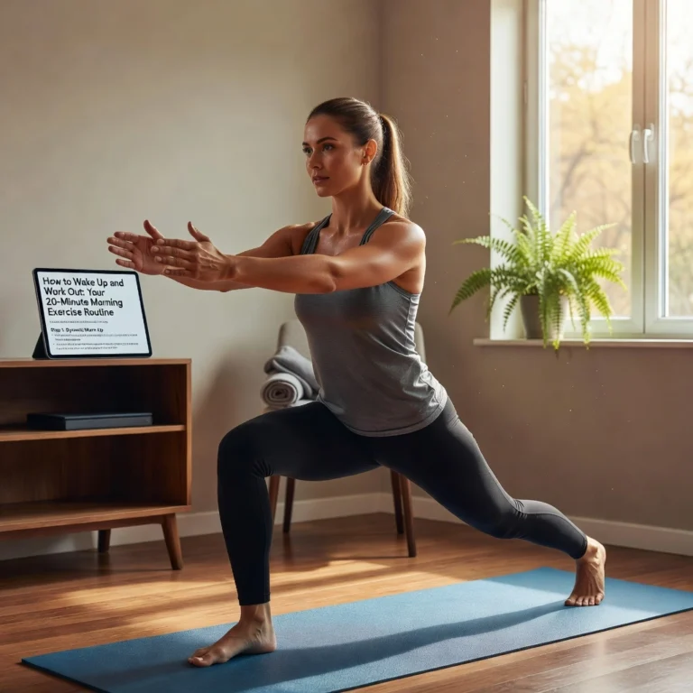 How to Wake Up and Work Out: Your 20-Minute Morning Exercise Routine