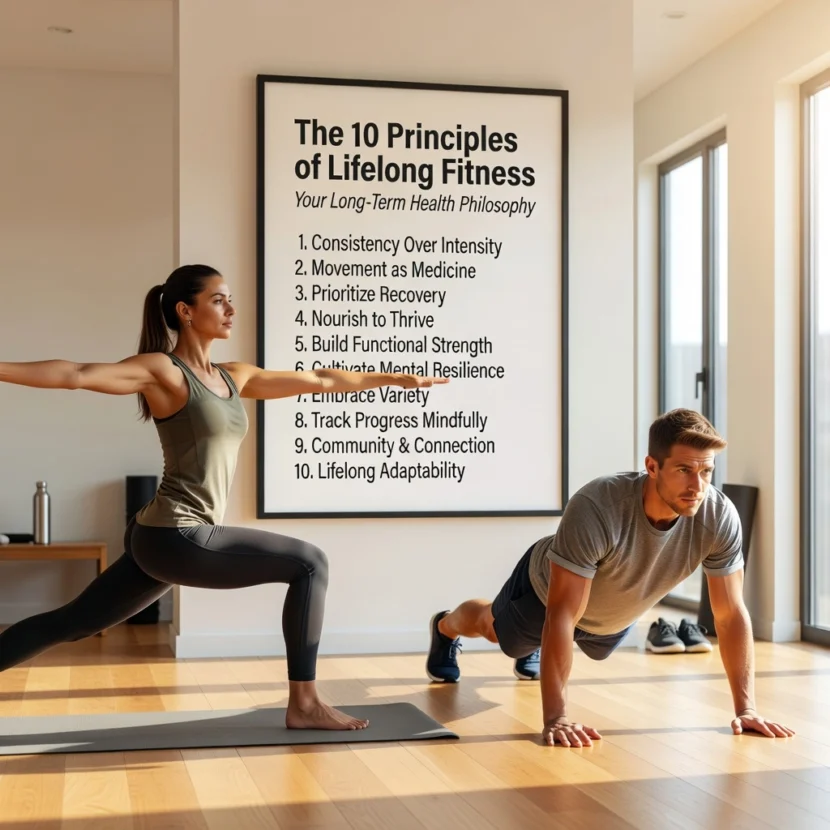 The 10 Principles of Lifelong Fitness Your Long-Term Health Philosophy The 10 Principles of Lifelong Fitness Your Long-Term Health Philosophy