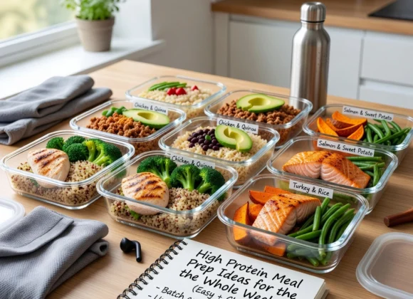 High Protein Meal Prep Ideas for the Whole Week (Easy + Cheap)