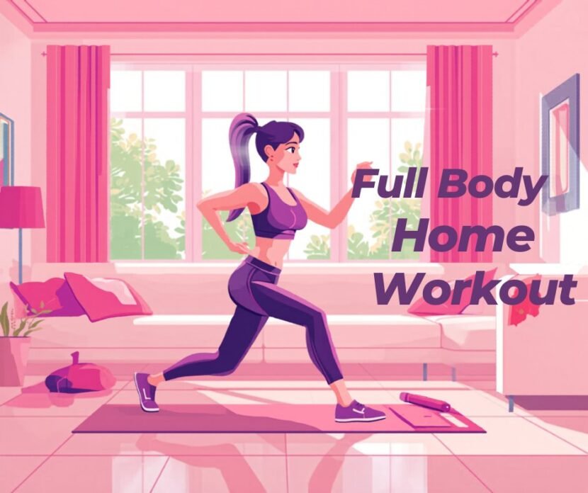 Full Body Home Workout for Women to Lose Weight (No Equipment Required) women-home-workout-featured