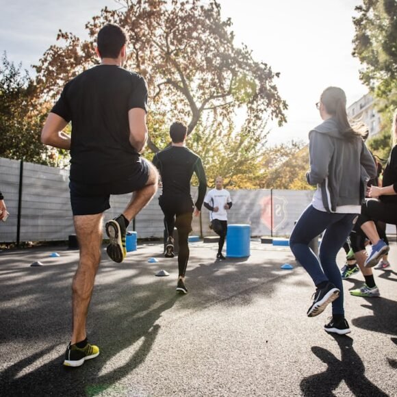 Murph Workout: Complete Guide to Training, Strategy, Scaling Man running outdoors as part of a fitness challenge workout