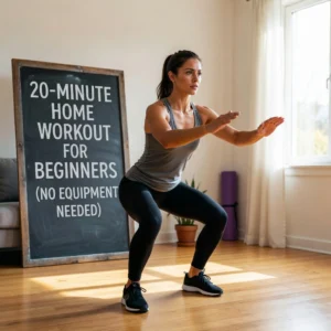 20-Minute Home Workout for Beginners (No Equipment)