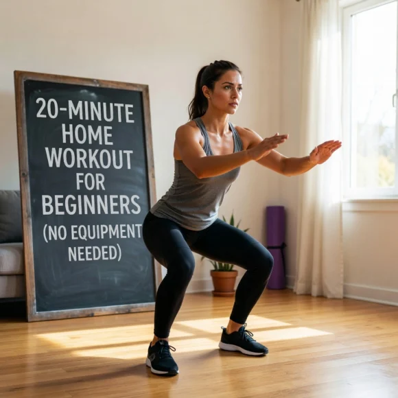 20-Minute Home Workout for Beginners (No Equipment Needed)