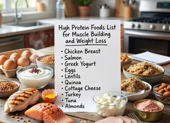 High Protein Foods List for Muscle Building and Weight Loss